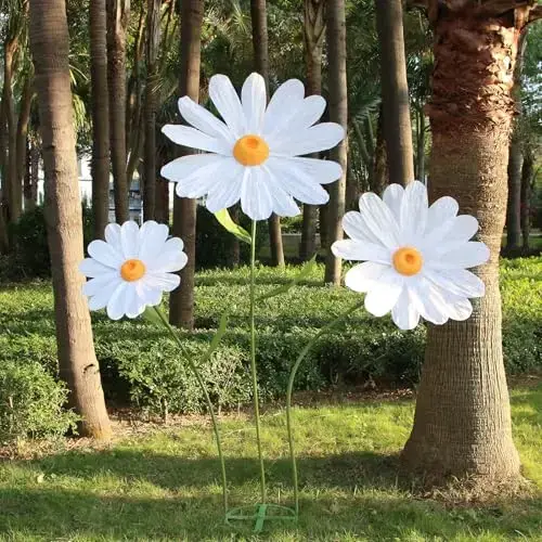 Grands fleurs de marguerite artificielles géantes