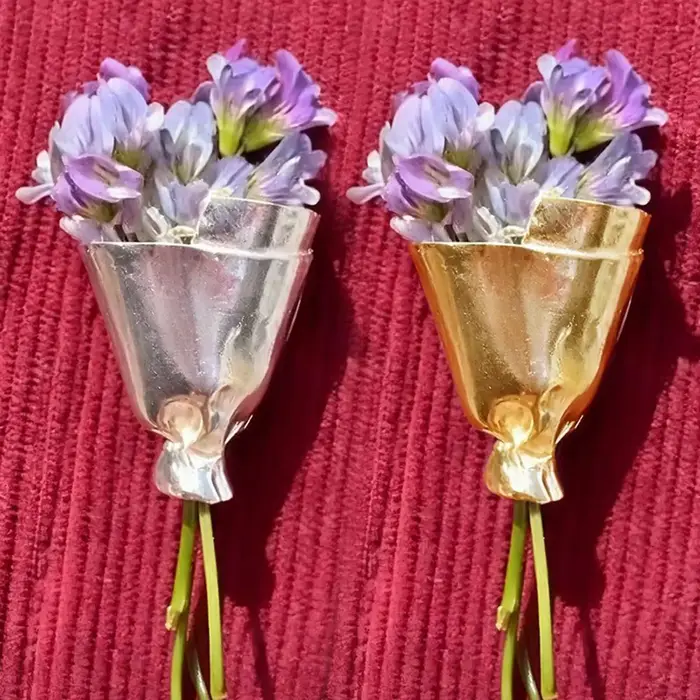 Bouquet de fleurs de style forêt rétro littéraire