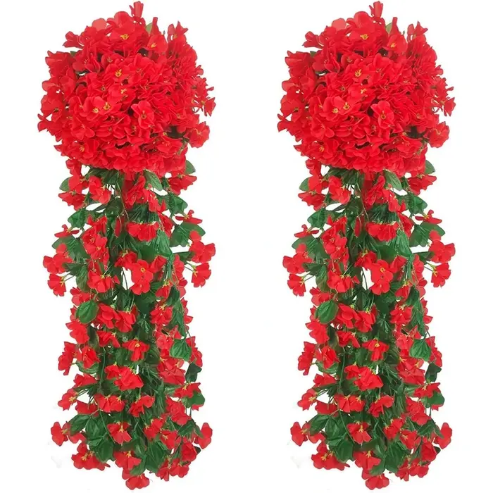 1PC fleurs artificielles soie Violet tenture murale scène de mariage décor maison empotage extérieur