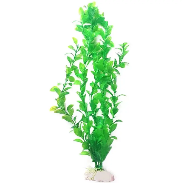 Plantes d'ornement d'aquarium d'herbe artificielle plante d'eau en plastique pour accessoires d'aqua