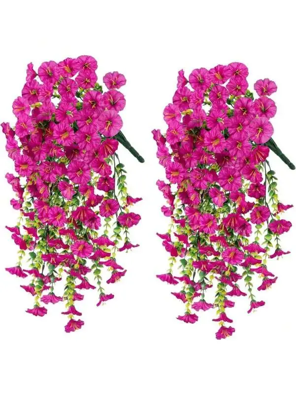 Fleurs artificielles vigne gloire du matin mariage maison chambre Festival décor Halloween cour exté