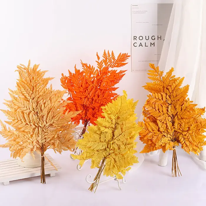10 pièces de feuilles de fougère alpine éternelle