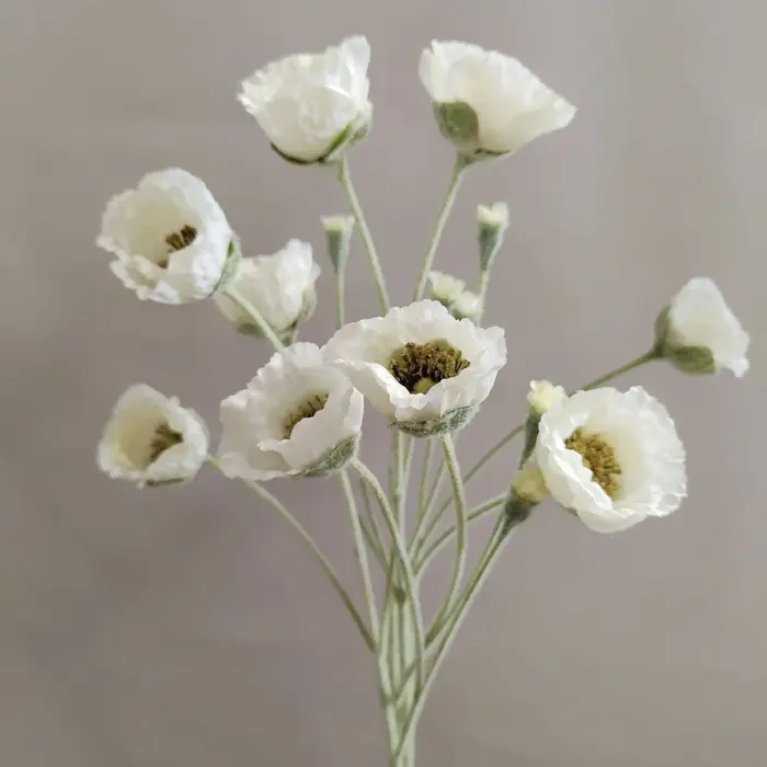 Fleurs artificielles de coquelicot 65cm