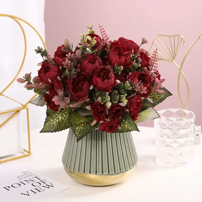 Bouquet de Pivoines Artificielles