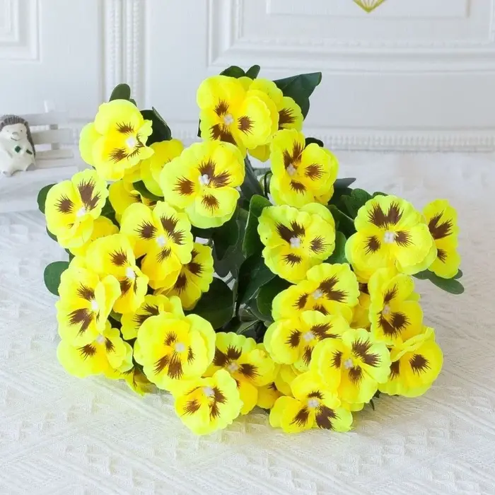 Fleurs artificielles stabilisées à tige unique