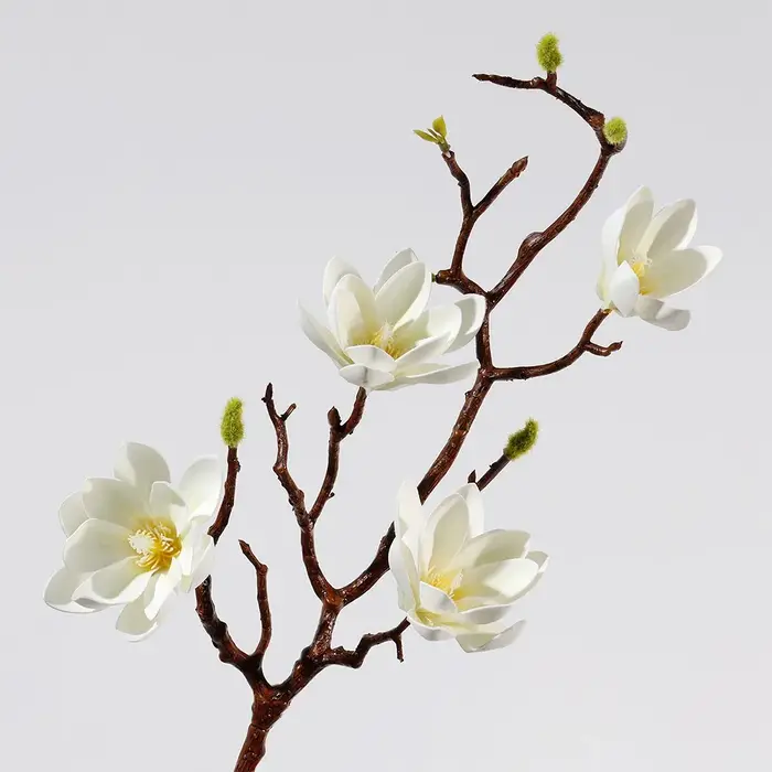 Grande fleur de magnolia artificielle faite à la main