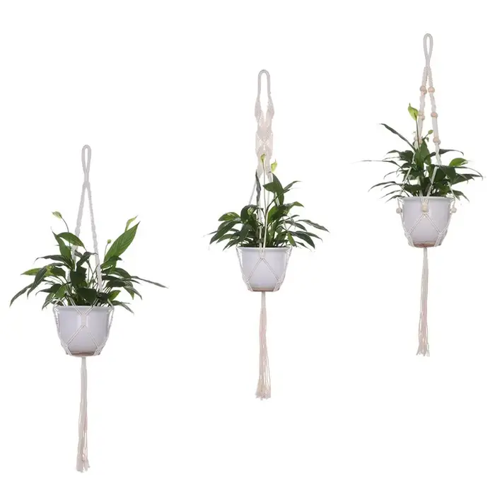 Porte-plante Sonramé fait à la main, cintre pour pot de fleur, décoration murale, cour et jardin
