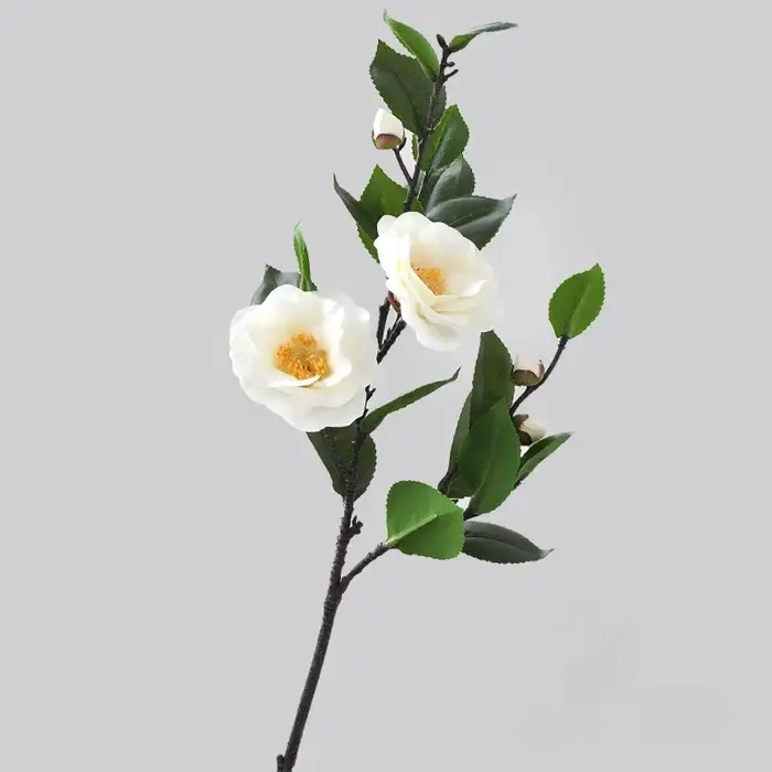 DIA 9CM camélia artificielle chinoise Zen salon de thé Arrangement floral décoration de la maison