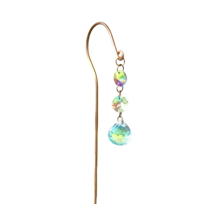 Attrape-soleil boule de cristal POTS de fleurs Pile plante souches plantes en pot intérieur extérieur suspendu