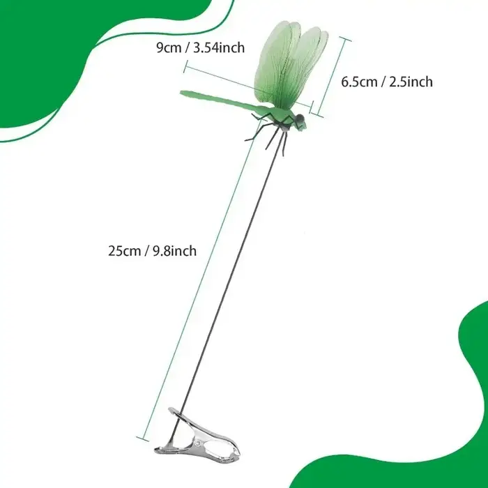 Clip de piquet libellule DIY