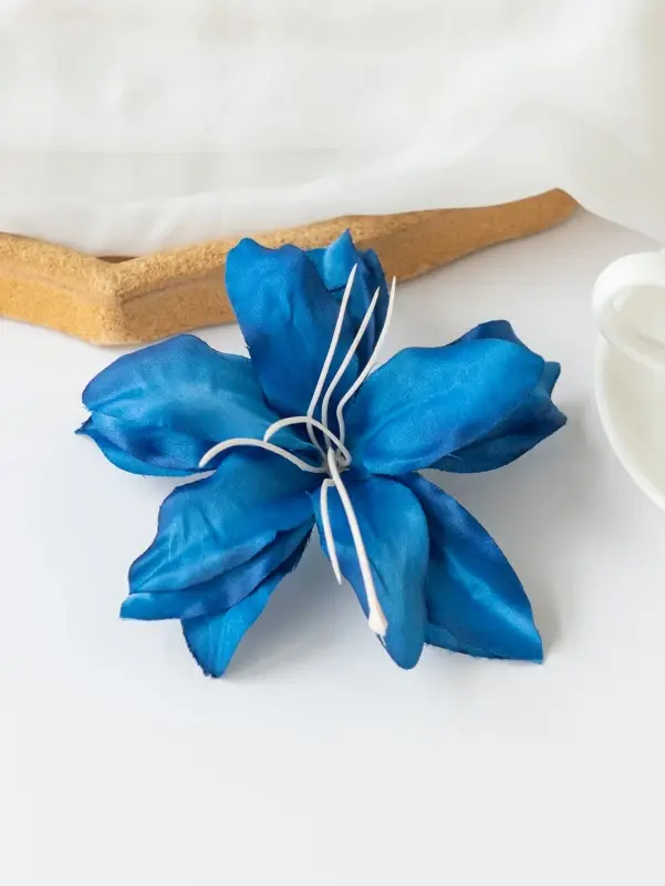 Fleurs artificielles en soie de lys pour la maison, l'extérieur, les mariages, les bouquets de marié