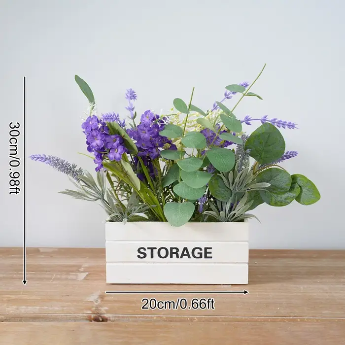 Plante en pot de verdure de µartificielle, accessoires de décoration de balcon d'intérieur, ornement