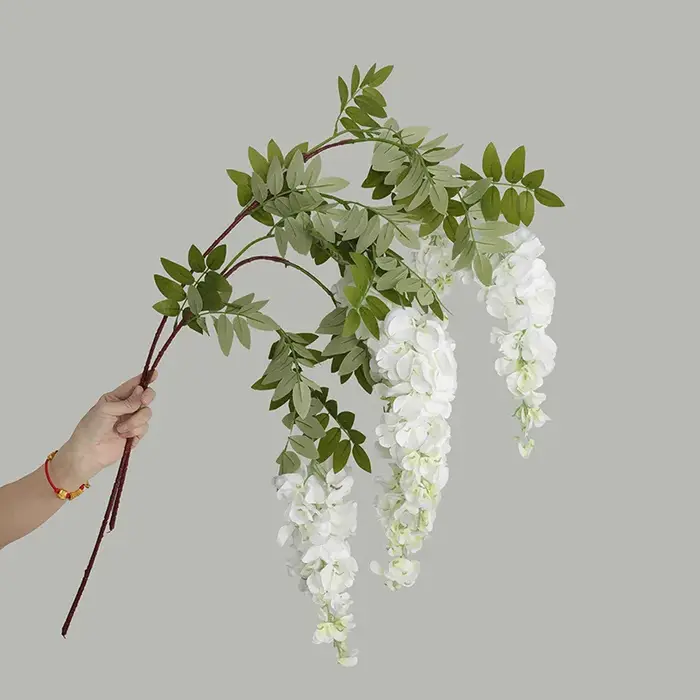 Tenture murale de fleurs de glycine