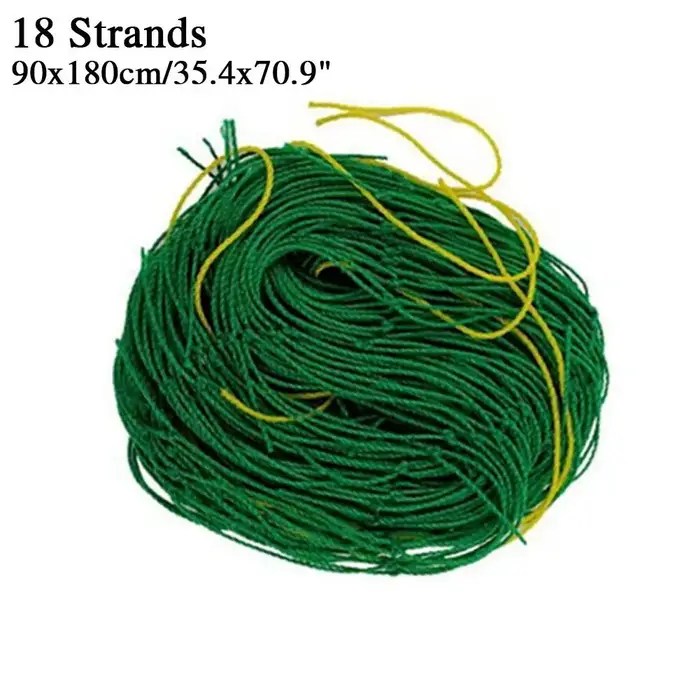 Filet de grimpement pour plantes 18/27 brins, réutilisable, pour vignes, concombres, tomates, pois, 