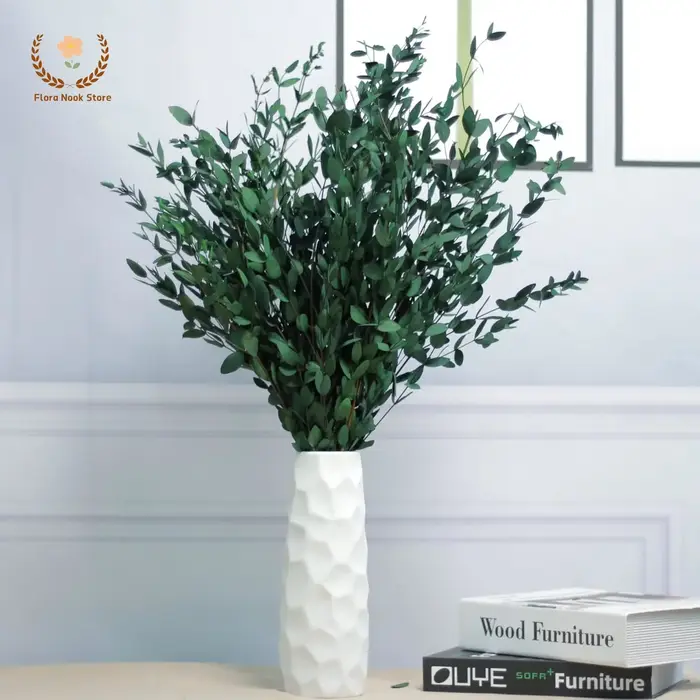 Bouquet de feuilles d'eucalyptus naturelles