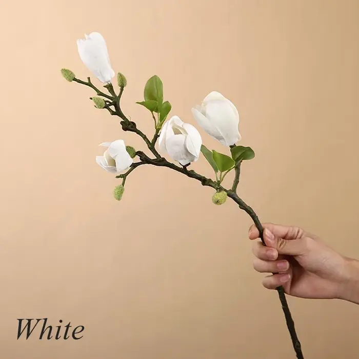 Magnolia fleurs artificielles Simulation Magnolia fausses fleurs bricolage décoration de mariage mai