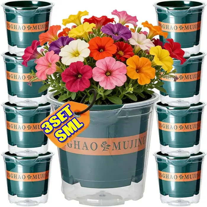Pots de fleurs auto-arrosants pour personne pressée