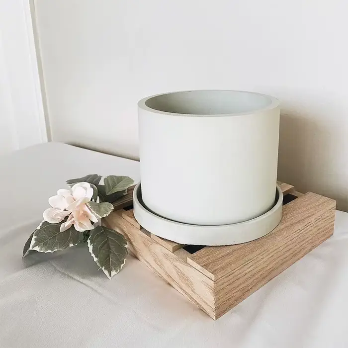Grands moules ronds en ciment pour pot de fleur