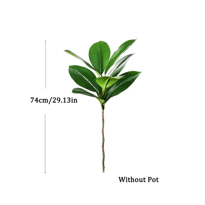Grand arbre artificiel de type banyan, figuier tropical, ficus en plastique, feuilles de caoutchouc 