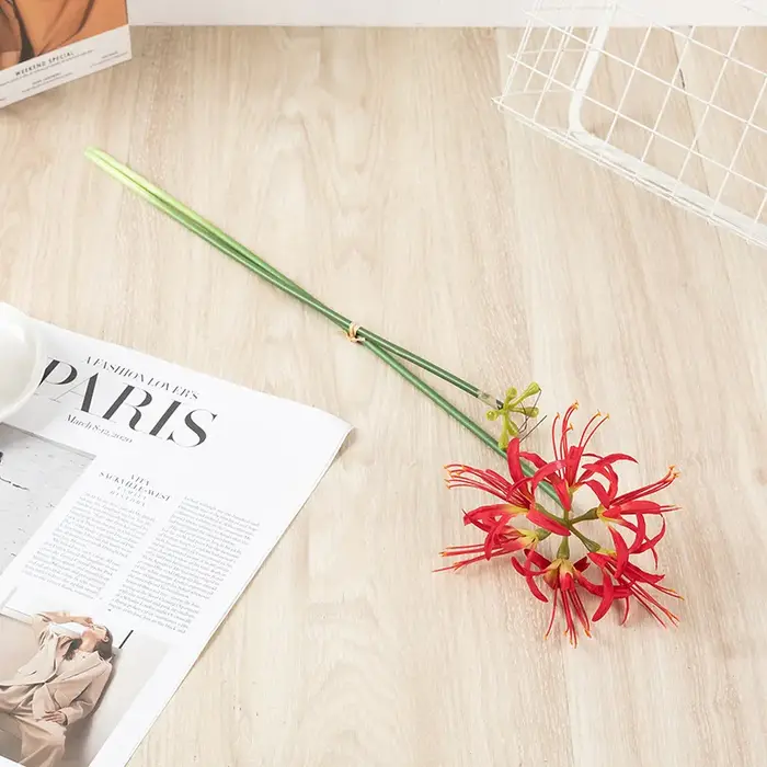 Fleur artificielle Lycoris RadiMiGarden pour la décoration intérieure
