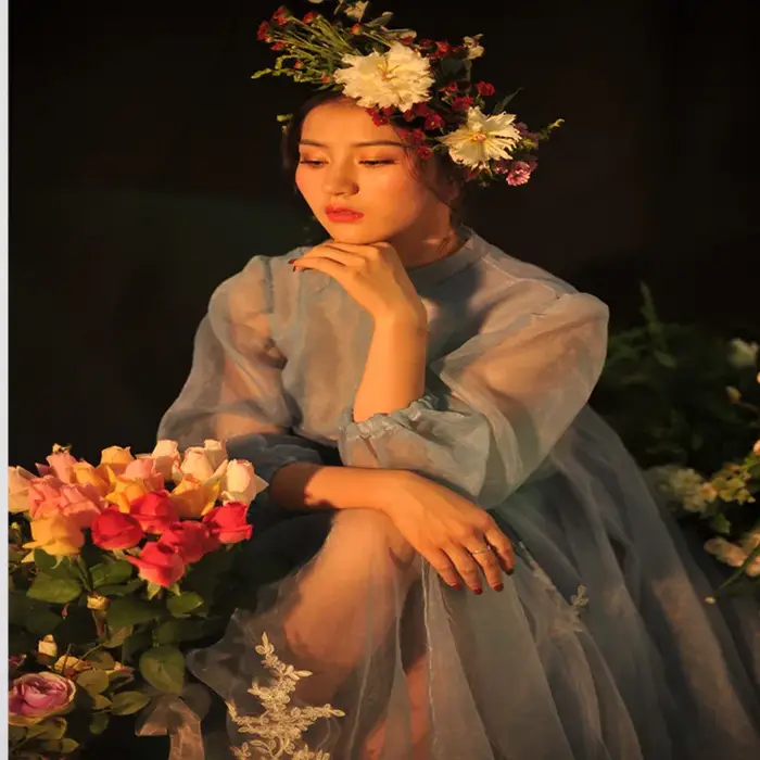 Roses Artificielles Fraîches au Toucher Réel