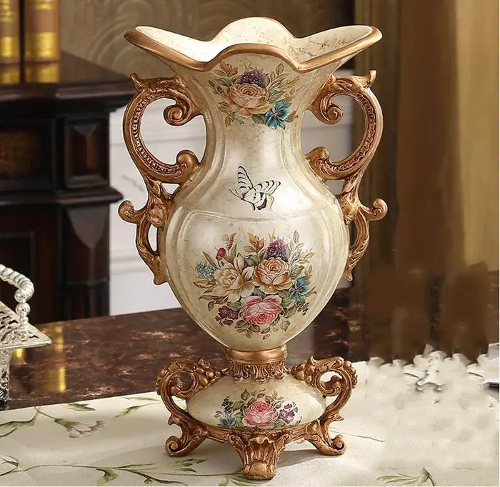 Vase en résine de palais de luxe européen