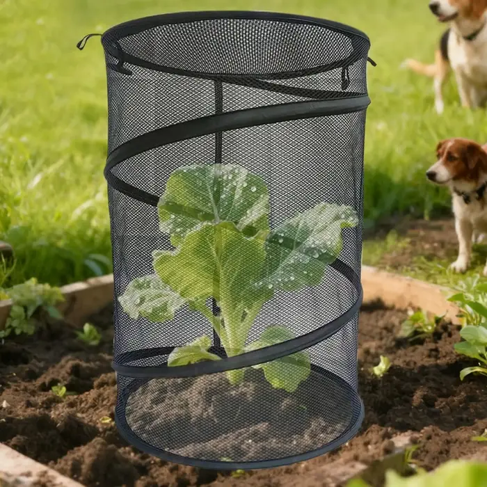 Cloches de protection pour plantes de jardin avec 4 piquets de sol et 6 cartes d'identification