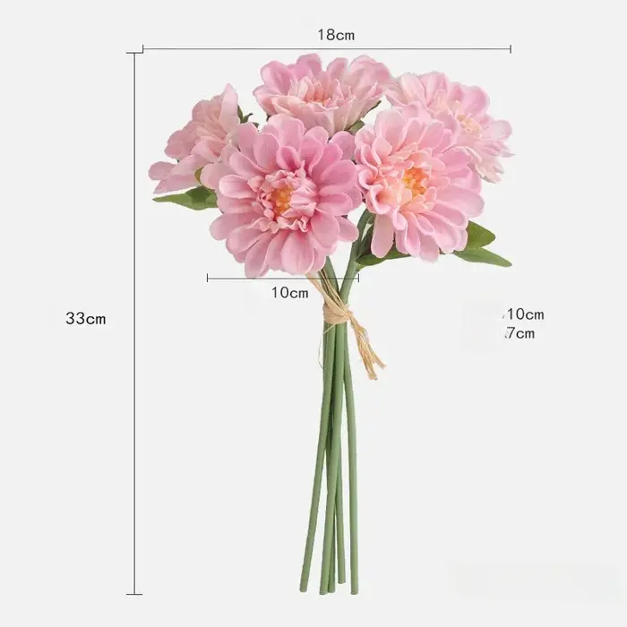 Bouquet de fleurs de Simulation de chrysanthème de soleil en PU