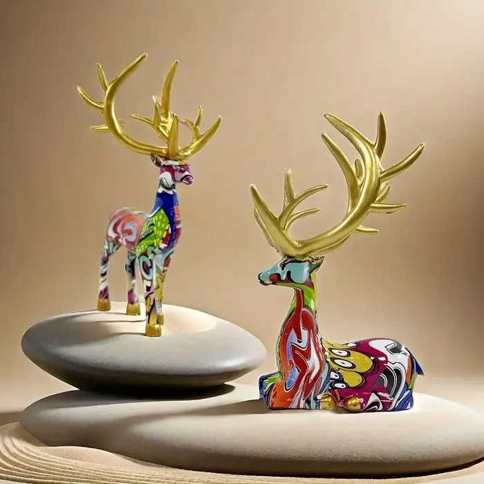 Décorations de table en résine à motifs de dessins animés