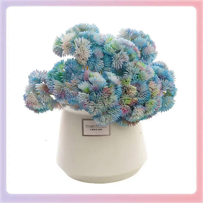 5 pièces 20 cm Plante succulente artificielle en forme de cône