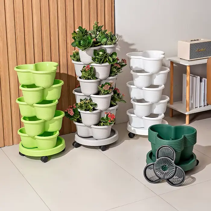Pot en plastique pour légumes