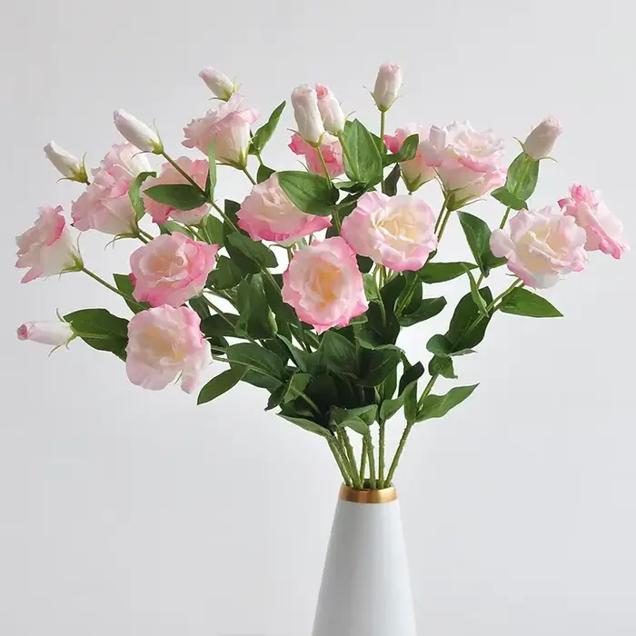 Fleurs artificielles en soie au toucher réel