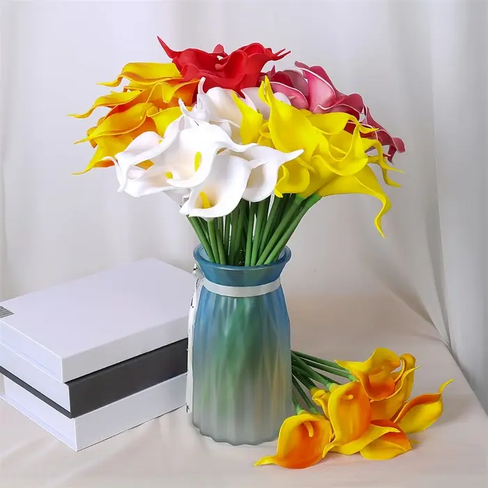 Bouquet de fleurs artificielles en PU