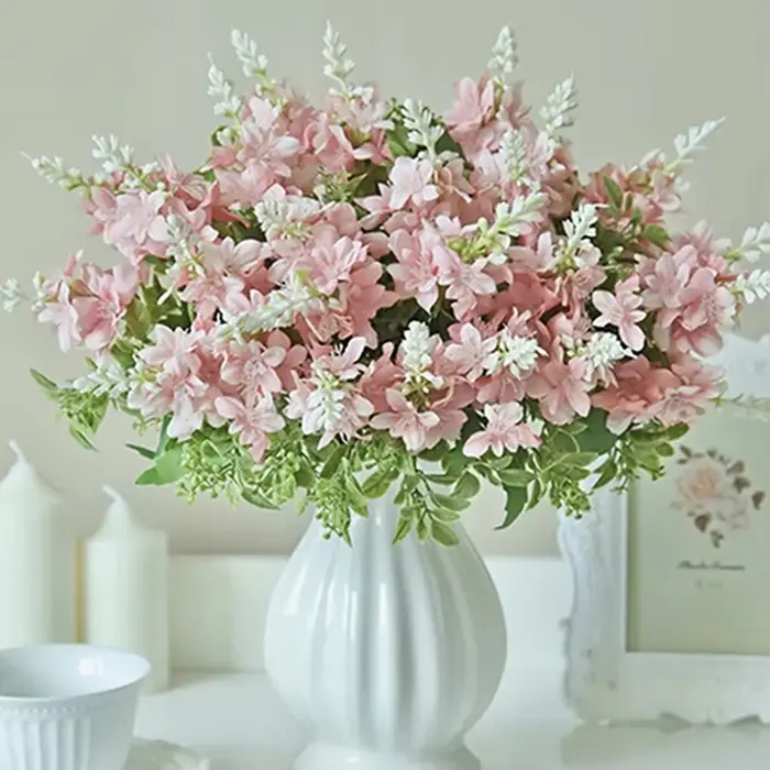 Soie Yucca Gloriosa Fleurs Artificielles De Mariage Maison Décor De Noël Table Centre Couronne Bouquet De Mariée Coloré Photographie Prop