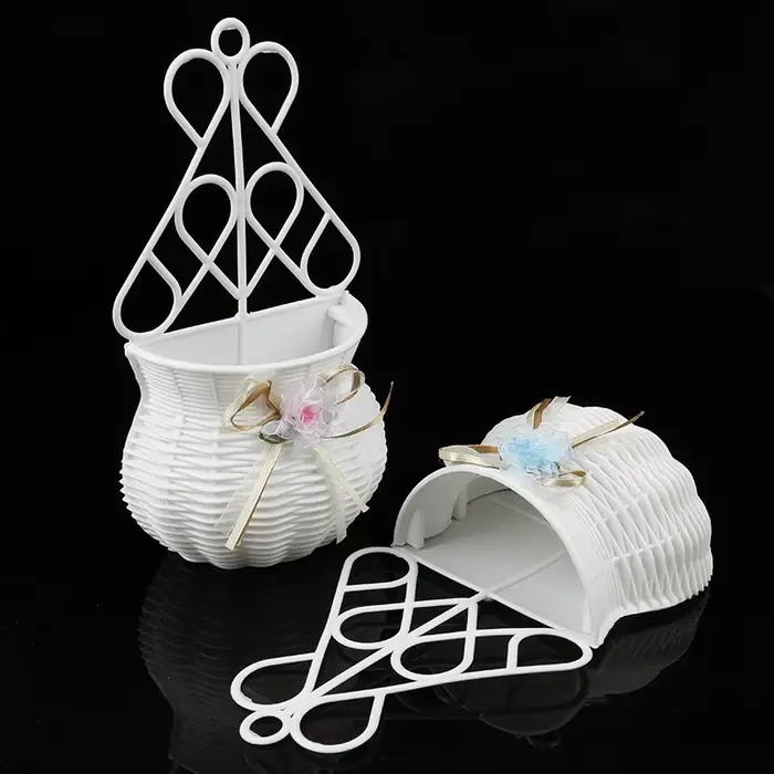 Vase en rotin Élfait à la main pour la décoration intérieure