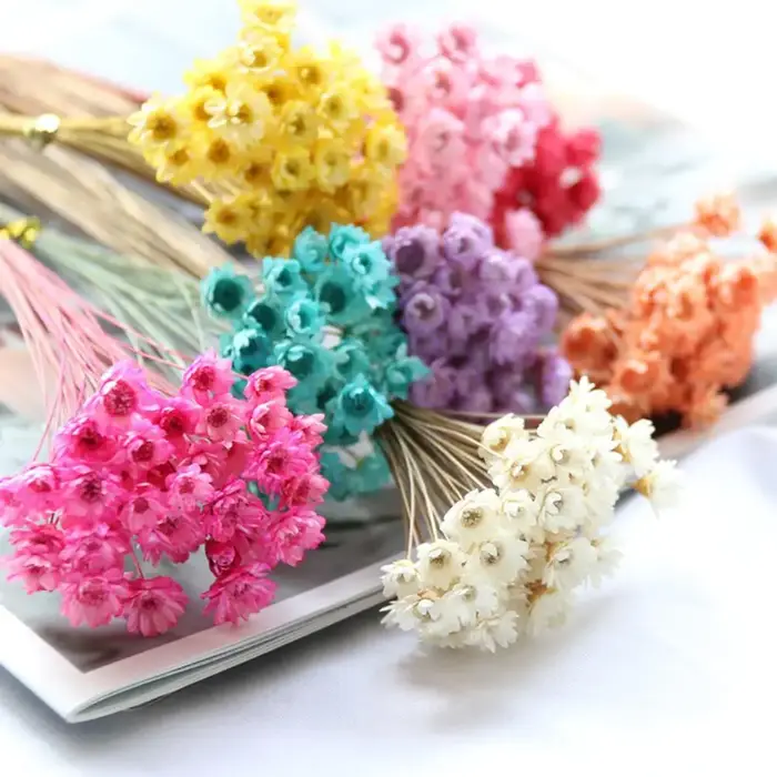 Mini bouquet de fleurs séchées artificielles