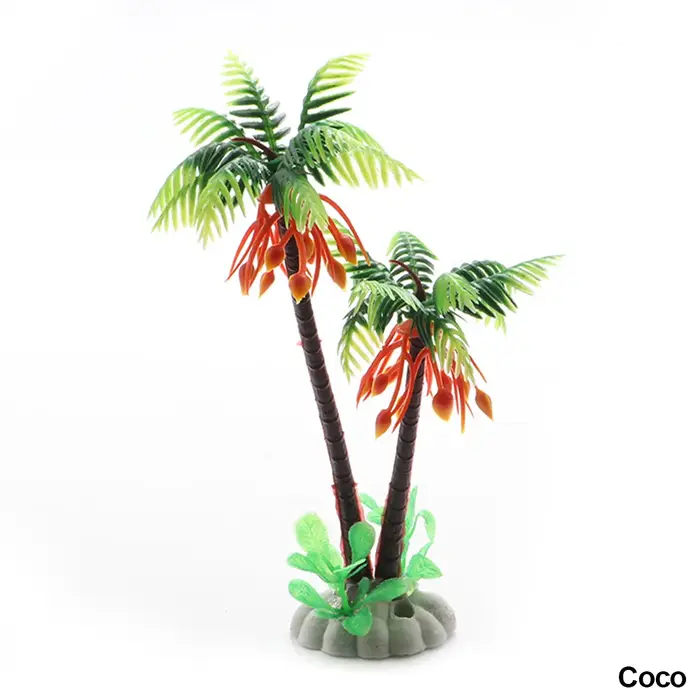 Plantes d'aquarium artificielles, décoration d'aquarium, plante d'eau, ornement d'herbe en plastique