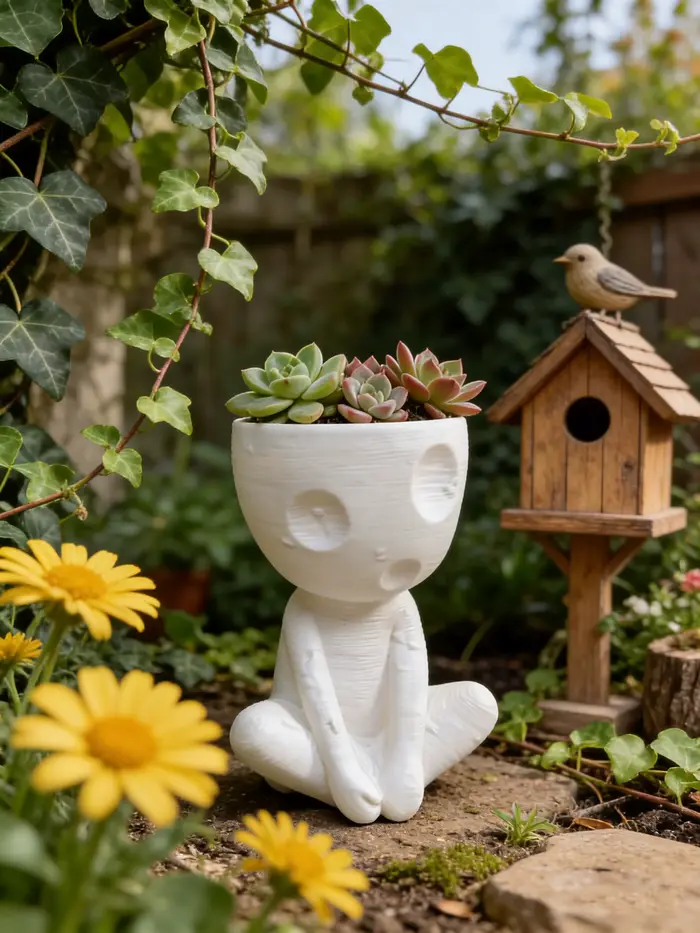 Pot de fleur de poupée Simple et original