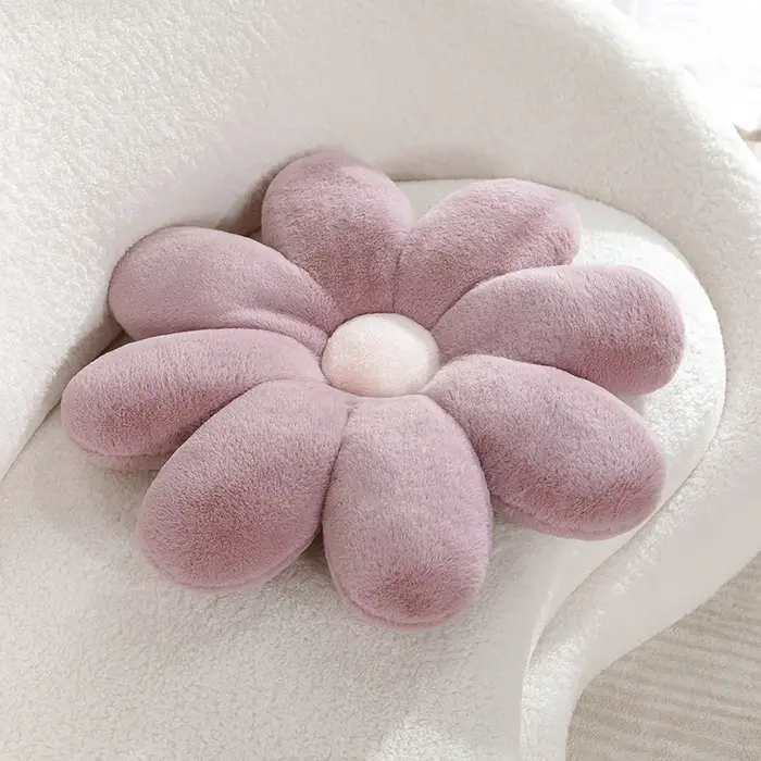 60 cm mignon marguerite fleur oreiller chambre canapé tournesol en forme de coussin Girly doux chaise siège dos coussins belles fleurs peluches