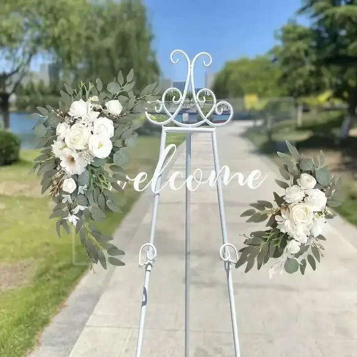 Kit de fleurs artificielles pour arc de mariage