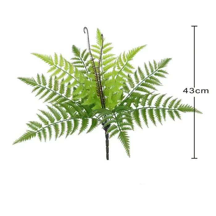 Feuilles de plantes de simulation de tournesol de queue d'Att en plastique