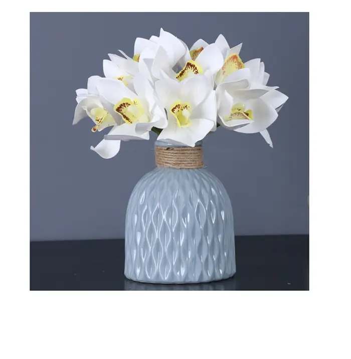 Bouquet de Cymbidium artificiel en Latex