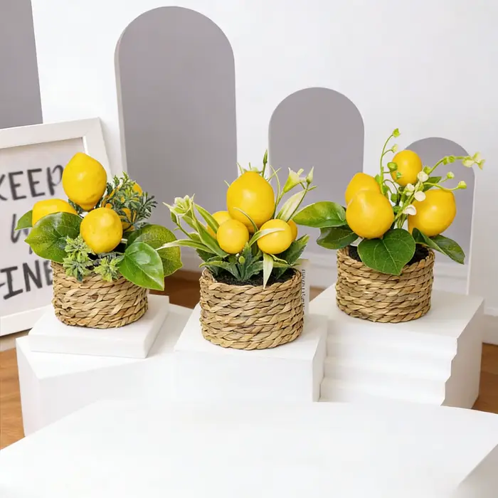 Plantes de citron artificielles