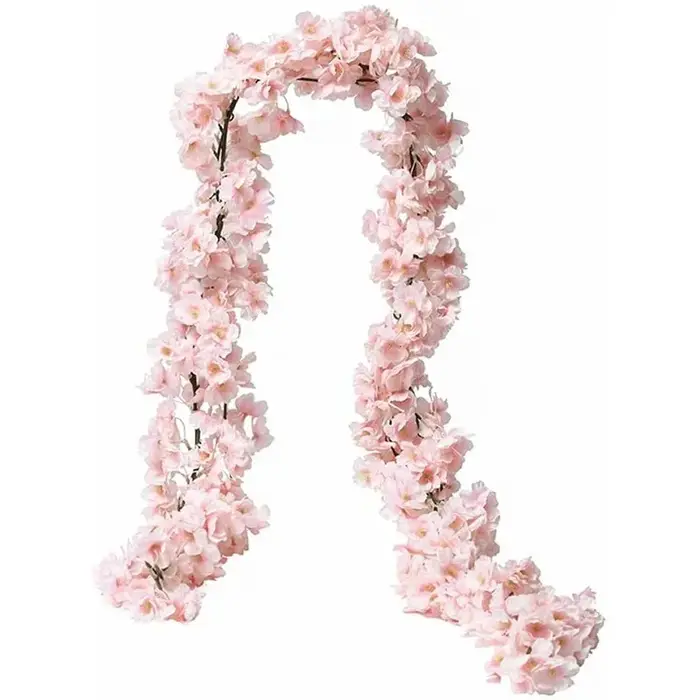 Guirxiété de Fleurs Artificielles Sakura de 180cm