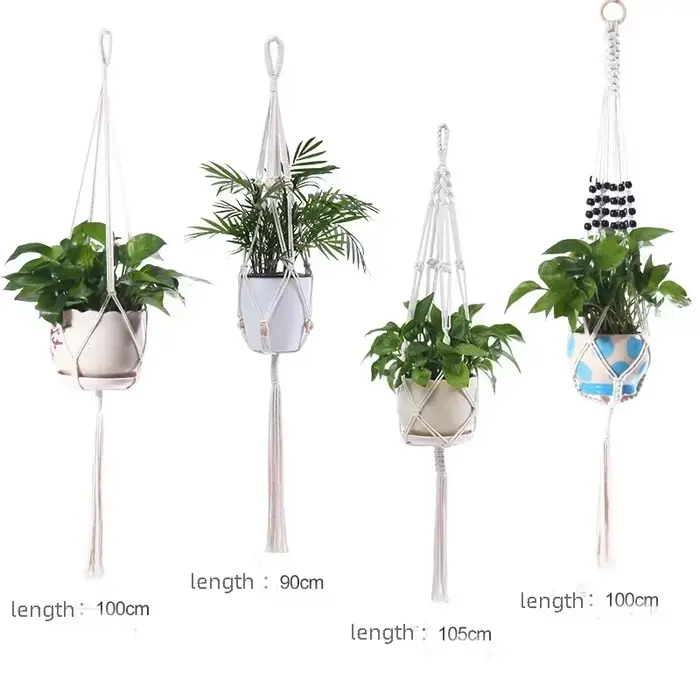 Support fait main pour pots de fleurs