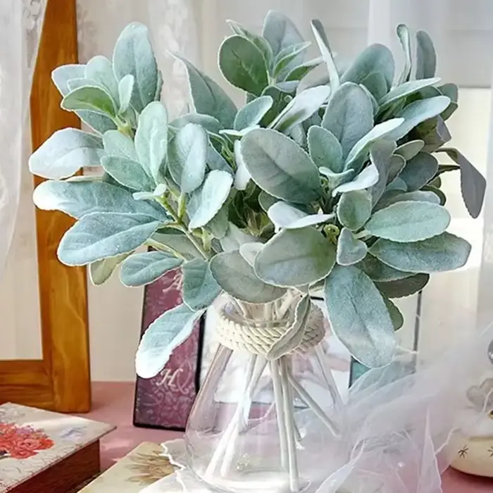 1/3 pièces de plantes artificielles en velours