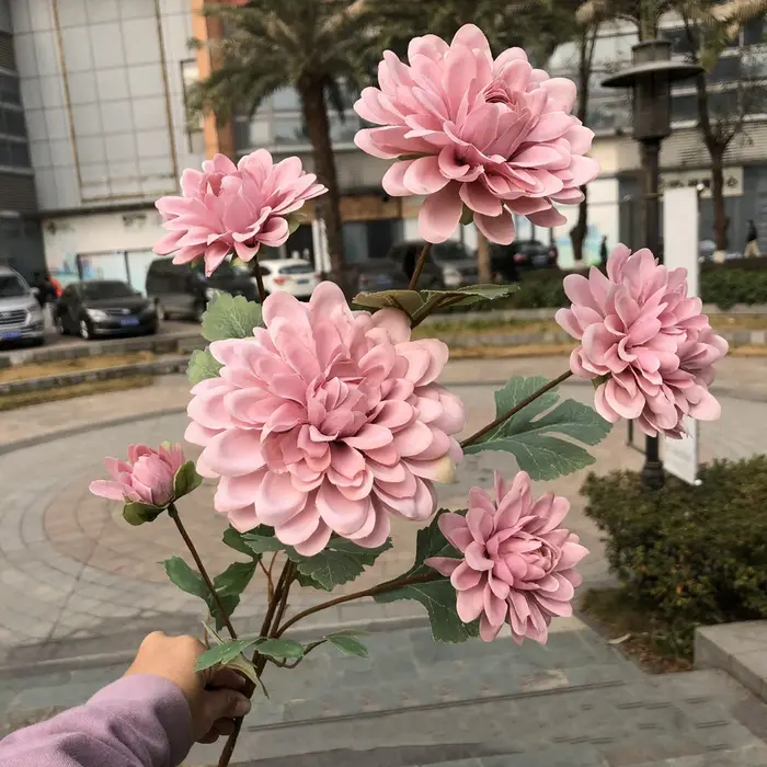 Plante artificielle d'hortensia en soie