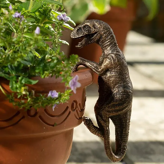 1pc petites décorations de dinosaure Pot de fleur bonsaï