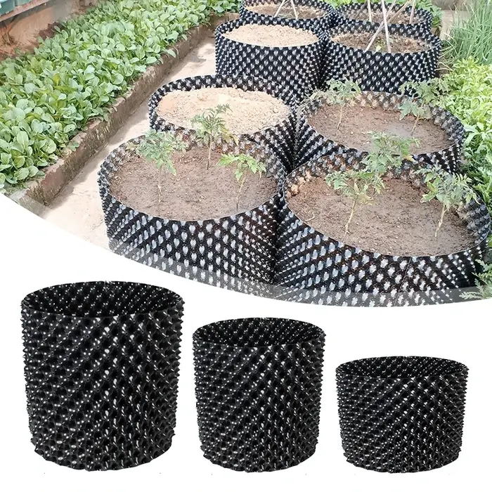Pots de taille aérienne en plastique