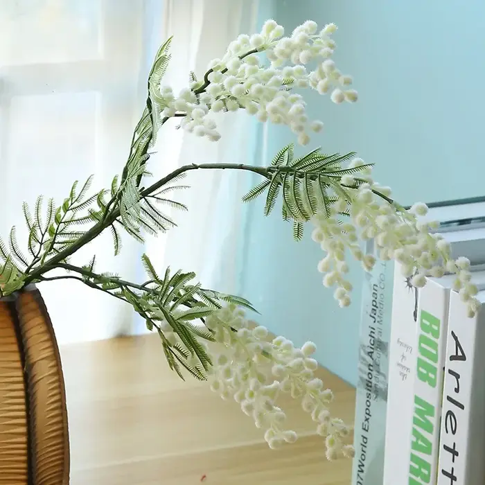 Fleur Artificielle en Plastique pour Ornements de Maison